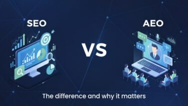 SEO vs AEO comparison for AI-driven and | | traditional search optimization